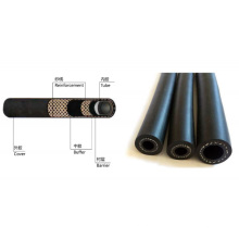 Thick wall rubber hose 4 layers auto ac rubber hose